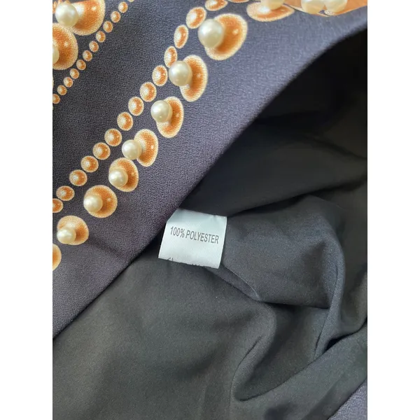Bejeweled one-shoulder mini dress featuring pearl embellishments small - Image 6