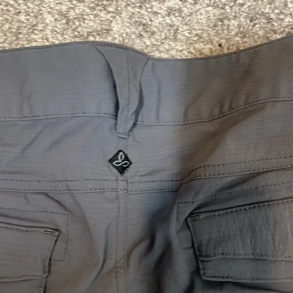 PRANA SAGE CONVERTIBLE PANT Womens size 10 gray‎ - Image 7