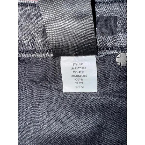 Liverpool Los Angeles Kennedy Crop Straight Jeans‎ Womens 8/29 Gray Wash Stretch - Image 6