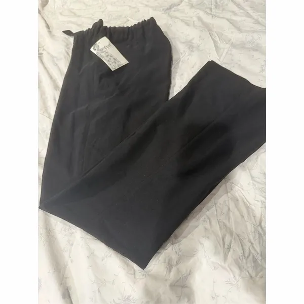 Duet Designs Women's Black 2-Piece Pant Suit Petites Size S - Image 5