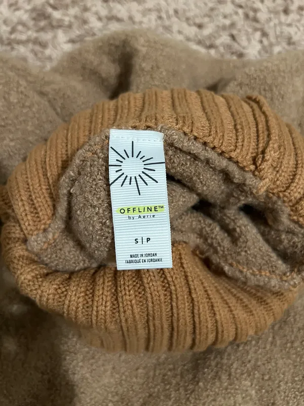 Offline by Aerie Sweater Tan - Image 3