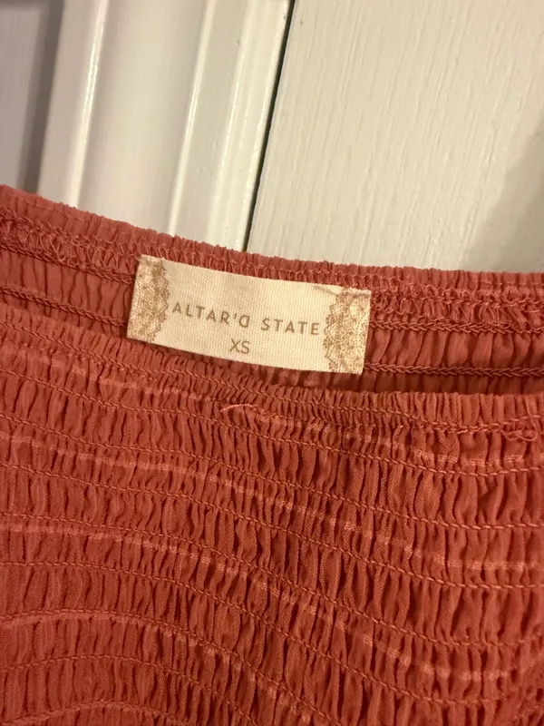 Altars State Orange mini dress Size XS - Image 3