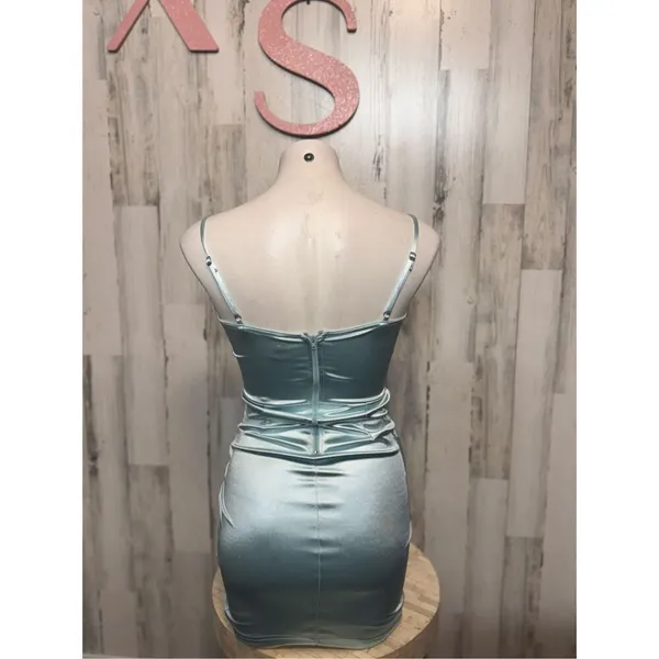 Windsor Chic Moves Sleek Satin Mini Dress size XSmall - Image 4