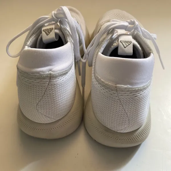 ADIDAS Edge Flex Running Sz 7.5-White and Silver - Image 6