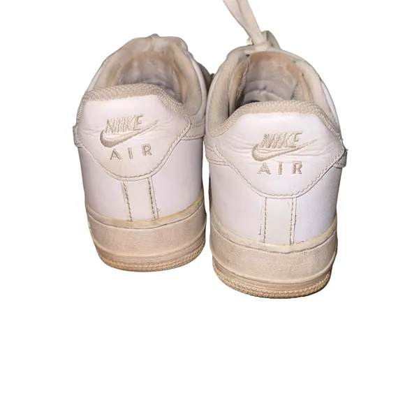 Nike Air Force 1 Low White Leather‎ Sneakers Women's 7.5 Casual Shoes - Image 5