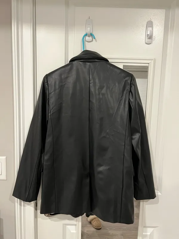 Sans Souci Black leather jacket - Image 2