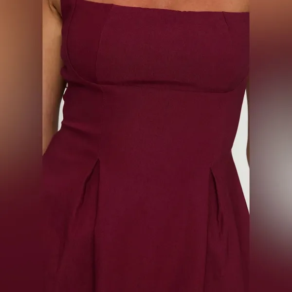Princess Polly Xanthus Mini Dress Red Size 12 NWT IN PACKAGE - Image 3