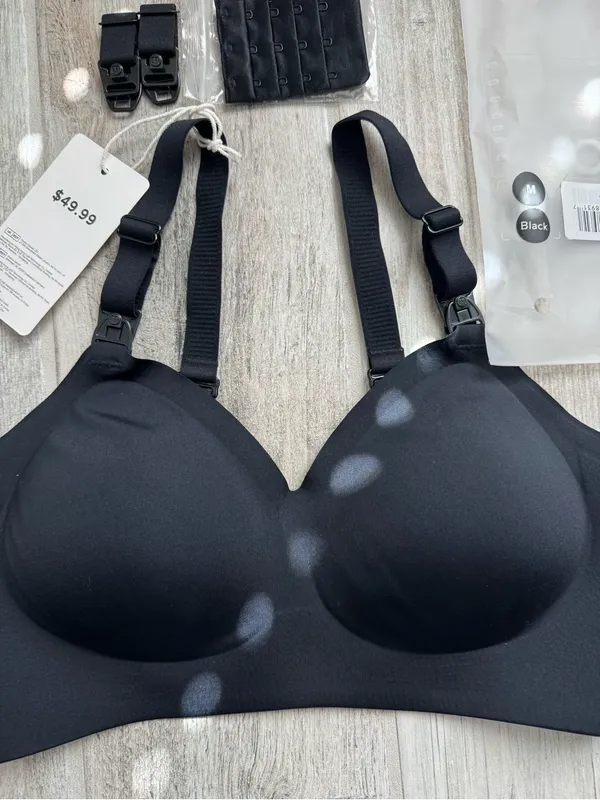 Momcozy Nursing Bra Black Size Medium Brand New - Image 5