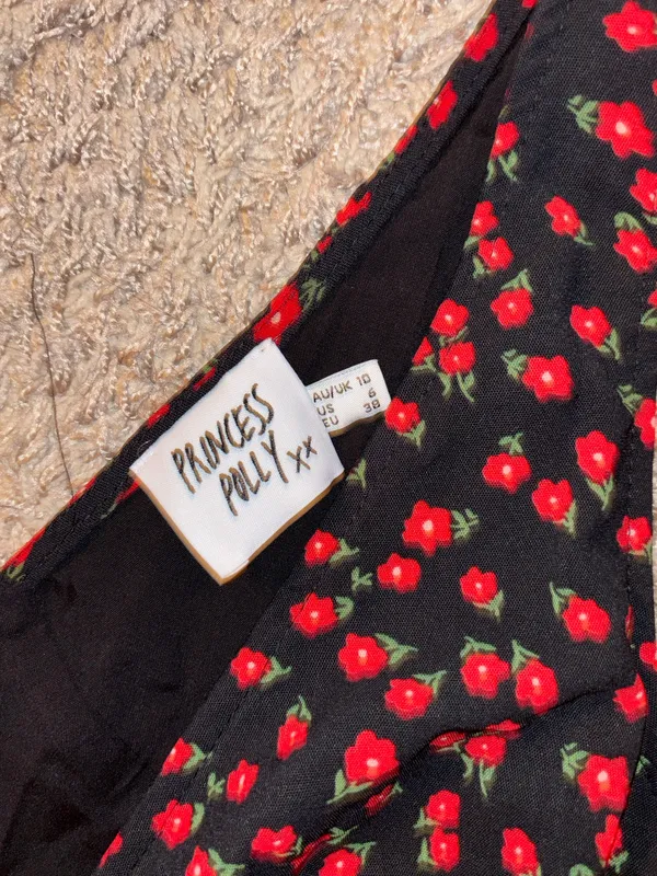 Princess Polly floral polka dot maxi dress size 6 - Image 4
