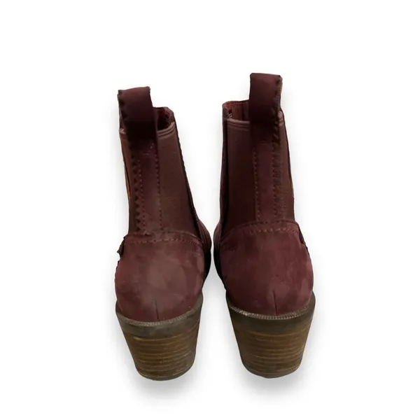 NEW TEVA Anaya Chelsea vineyard wine waterproof ankle boot sz 6.5 suede leather - Image 5