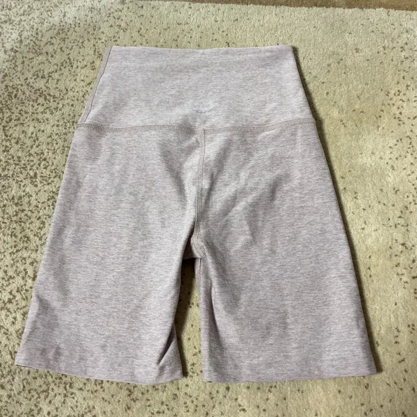 Beyond Yoga Spacedye High Waisted Biker Shorts Heathered Lavender Pink XS‎ - Image 6