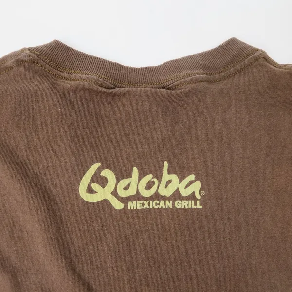 Fruit of the Loom Qdoba Will Work For Queso Shirt - Image 5