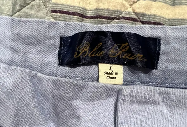 Blue Rain Blue Shorts, Sz L - Image 3