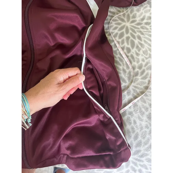 Womens Maroon Tracksuit Set Small Jacket Pants Athleisure A&M Collegiate Lounge - Image 11