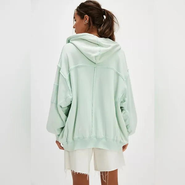 🆕 Free People | We The Free By Your Side Lined Hoodie | Size: L - Image 2