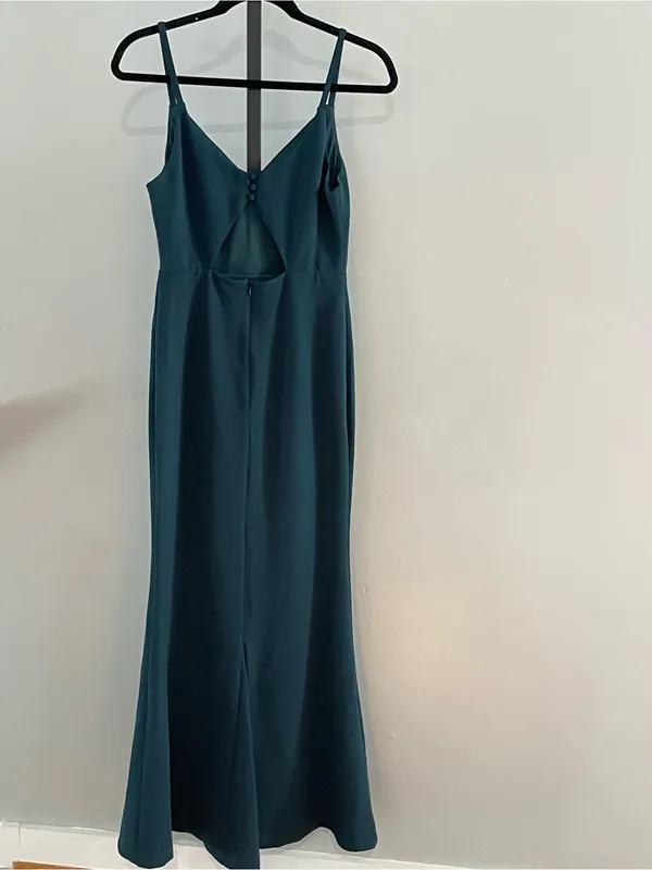 Lulus Infinite Glory Forest Green Maxi Dress Size Small - Image 4