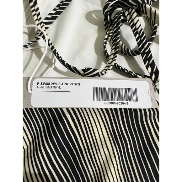 NWT Everlane Large Swimsuit The String One-Piece Flattering Bust Cups Tie to Fit - Image 6