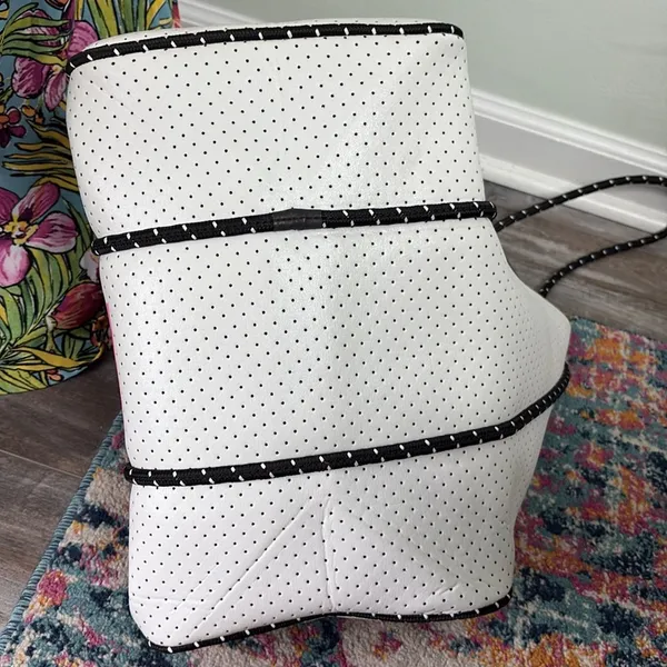 Neoprene Lemonbella Tote Bag White - Image 11