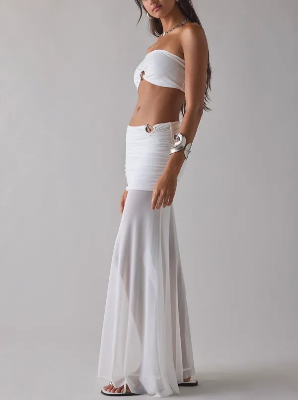Urban Outfitters Sheer Illusion Skirt 2-Piece Set - Image 3