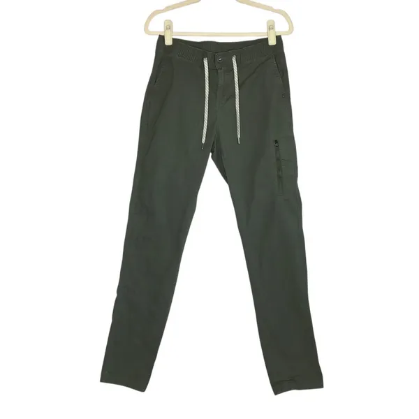VUORI Ripstop DuraTerra Pant Women S Army Green Outdoor Hiking Travel Light EUC - Image 4