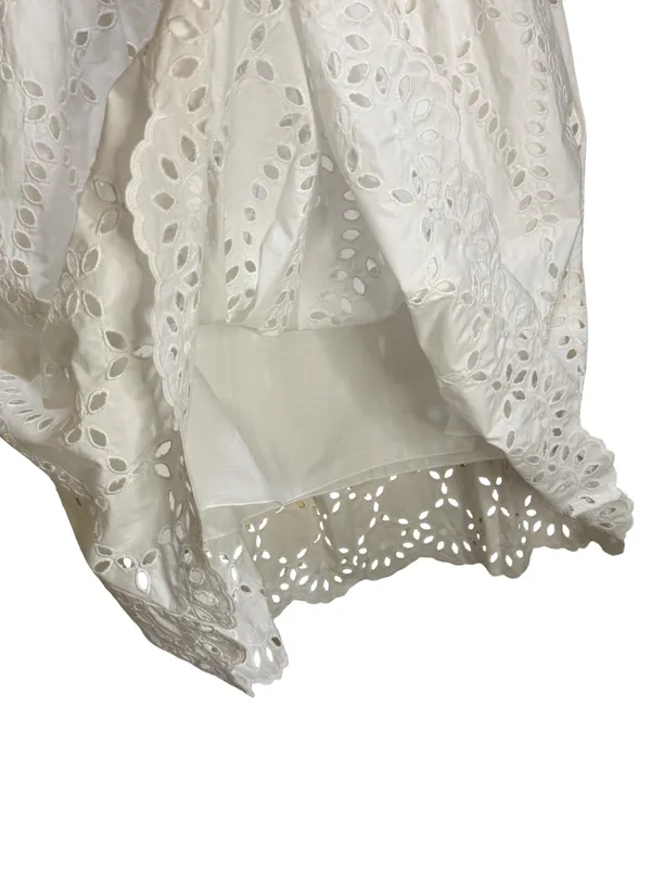 Frank & Eileen Gracie White Eyelet Midi Skirt NWT XL - Image 7