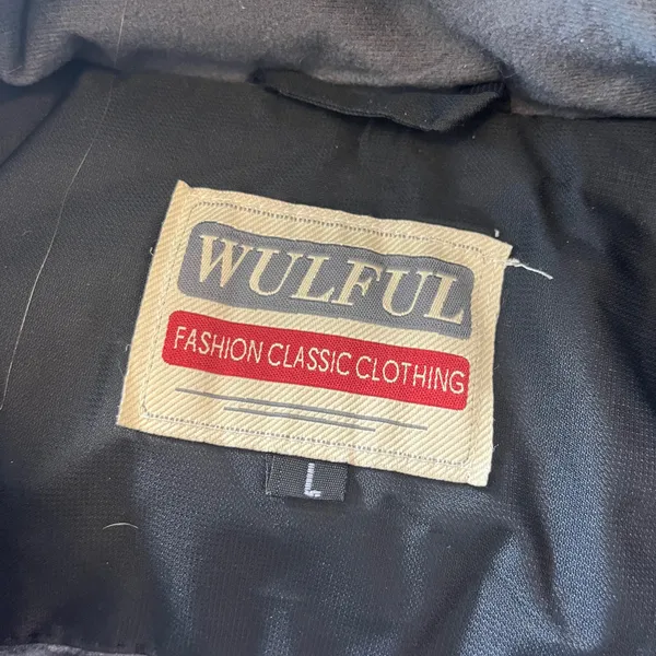 Unisex Wulful Black Heavy Duty Winter Coat - L - Image 10