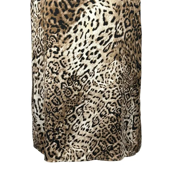 Isalis Jaguar Print Slip Dress M • Sexy Mini • Lace Straps • Night‑Out Statement - Image 7