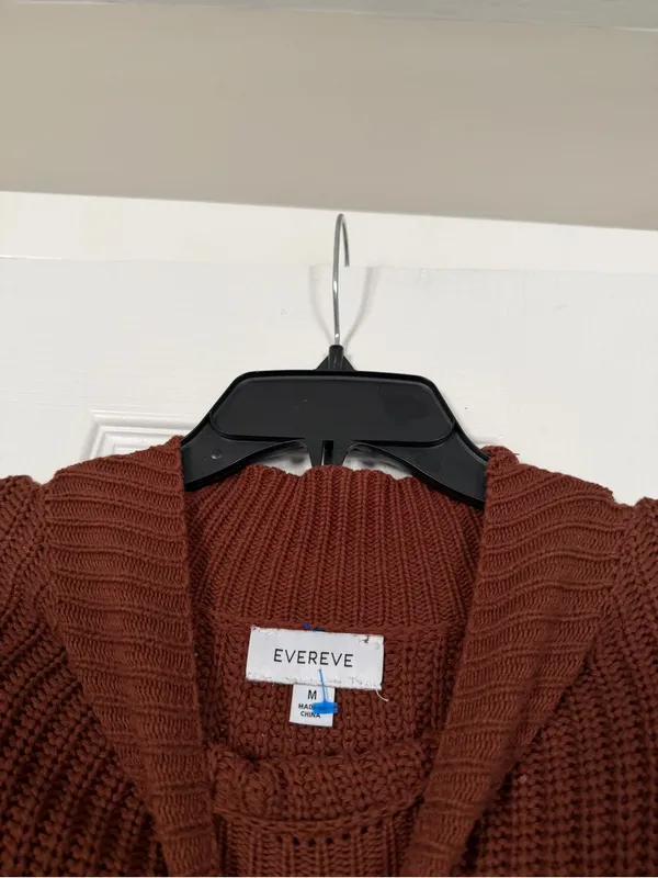 Evereve Brown Mock Turtle Neck Brown Sweater - Image 5