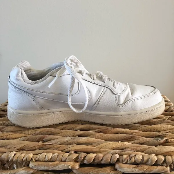 Nike Ebernon Low‎ Triple White Sneakers 7.5 - Image 7