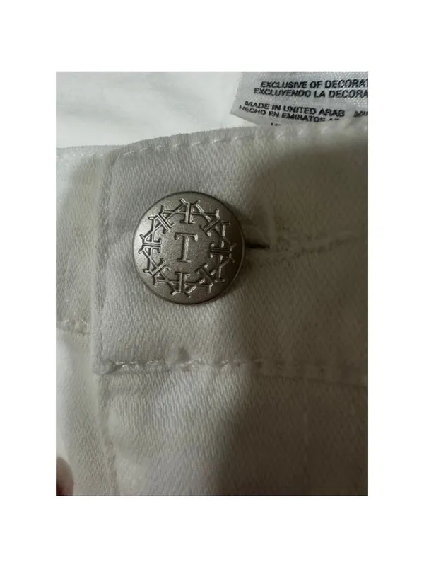 Thalia Sodi White Straight Leg Jeans 20W - Image 7