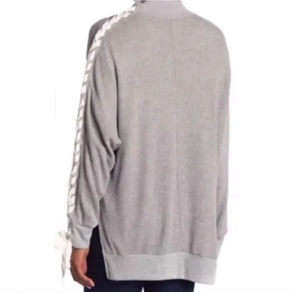 Free People Movement Snow Drift lace waffle knit sweater size XS - Image 3