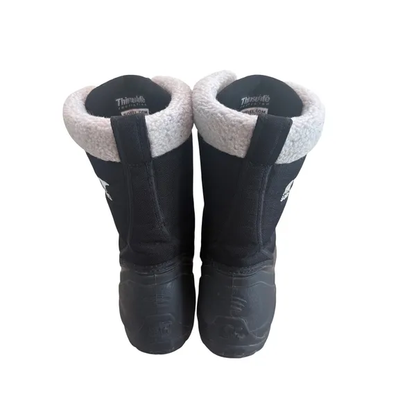 SOREL Cumberland Black Insulated Snow Winter Boots Size 8‎ Shearling Lace Up - Image 3