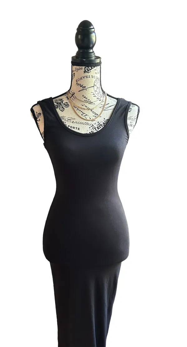 NWT Black Maxi Dress Size M - Image 2