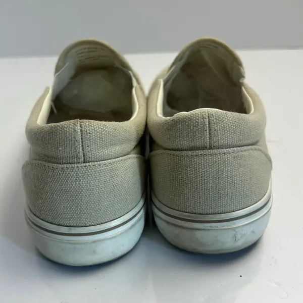 Natural‎ Reflections Womens Beige Canvas Slip On Sneakers SC-0404-VABK Size 7.5 - Image 9
