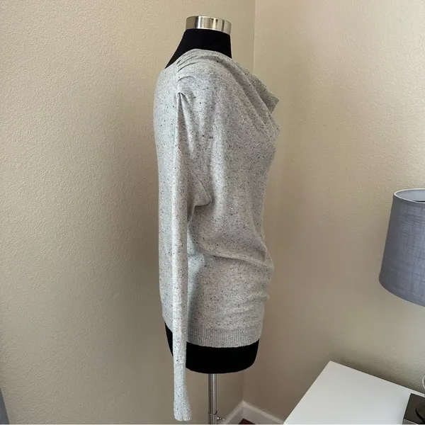 Anthropologie Gray Cowl Neck Sweater - Image 3