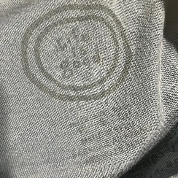 Life is Good Tee Graduate Short Sleeve Shirt Blue Cotton Womens Men Small - Image 12