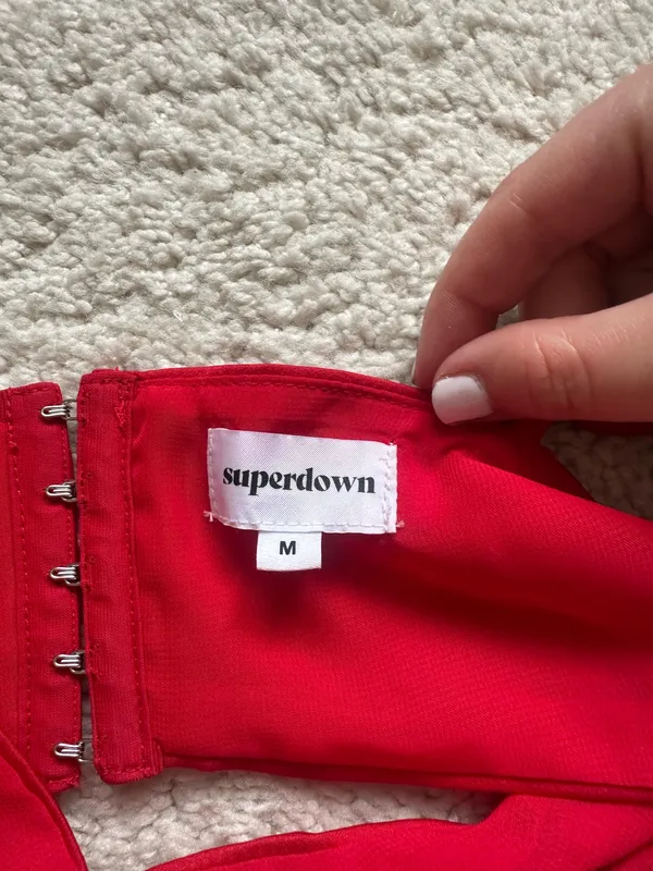 superdown red maxi dress - Image 3
