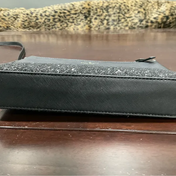 KATE SPADE BLACK‎ FLASH GLITTER CROSSBODY BAG - Image 7