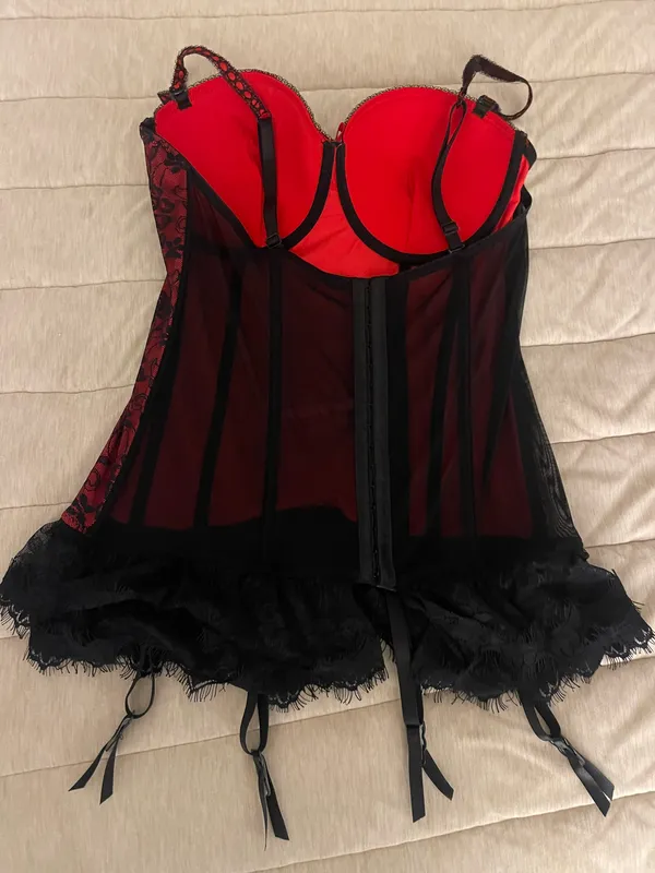 Red Corset Size 2X - Image 2