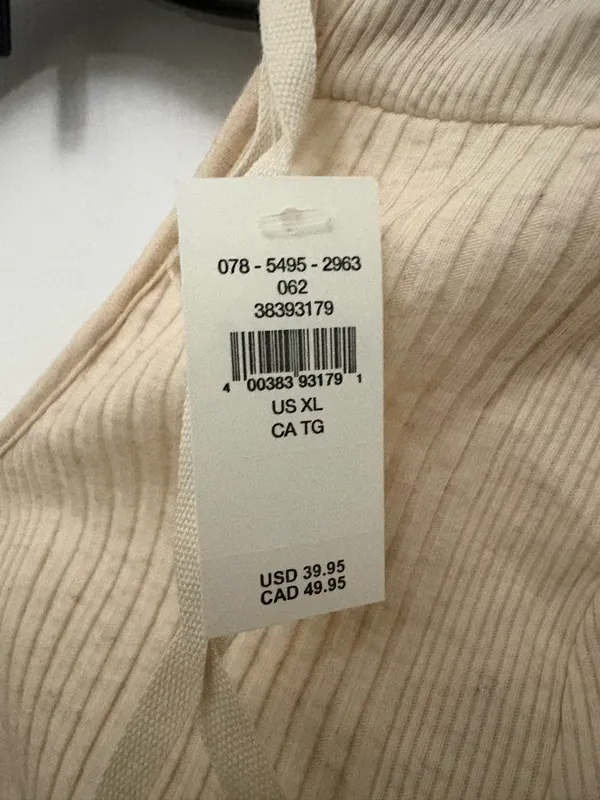 Aerie Long Sleeve Cross Back Bodysuit Size: XL - Image 3