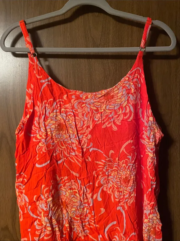 CAbi Coral Floral Scoop-Neck Camisole with Adjustable Straps - Image 4
