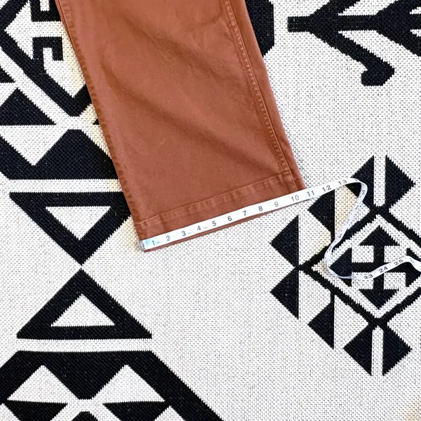 Madewell Emmett Wide Leg Cropped Pants in Burnt Sienna Size 25 - Image 7