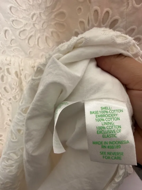 Lilly Pulitzer Kay Dress Resort White Cotton Size 12 - Image 6