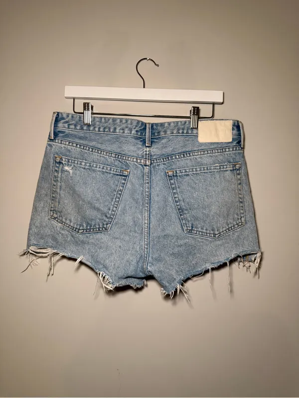 Revolve GRLFRND Distressed Cutoff Denim Shorts Women’s 30 - Image 5