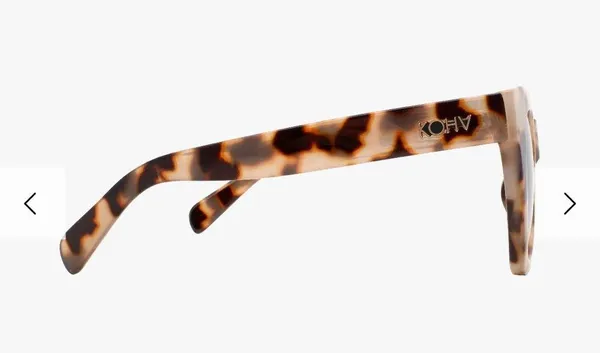 DIFF Eyewear Kohv Eyewear Bailey Latte Tortoise Sunglasses - Image 2