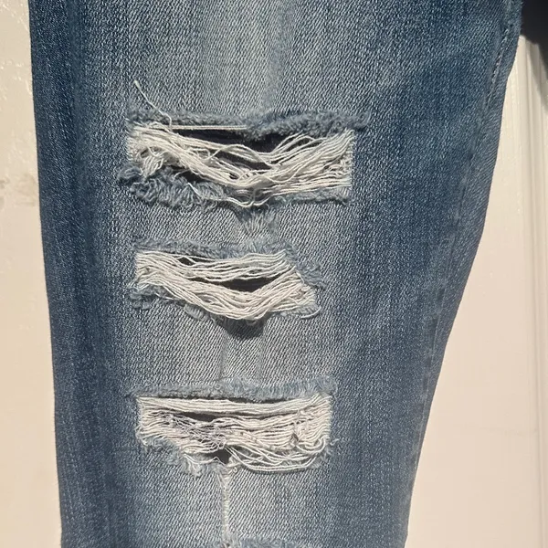 Buckle Light Blue Distressed Skinny Jeans - Image 2