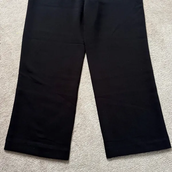 New Old Navy Extra High Rise Taylor Wide Leg Trousers Pants Black Size Large - Image 12