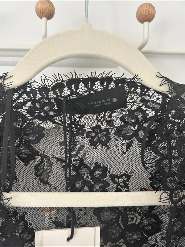 Zara lace long dress. XS-S - Image 4