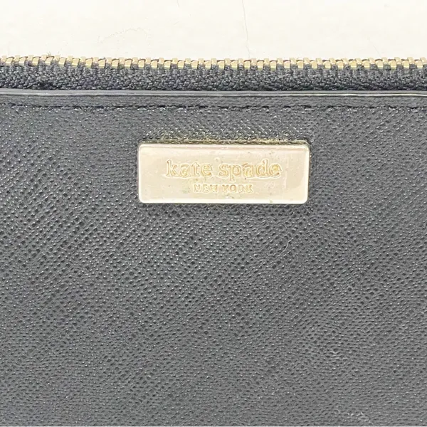 Kate‎ Spade Black Leather Keychain Cardholder Wallet - Image 2