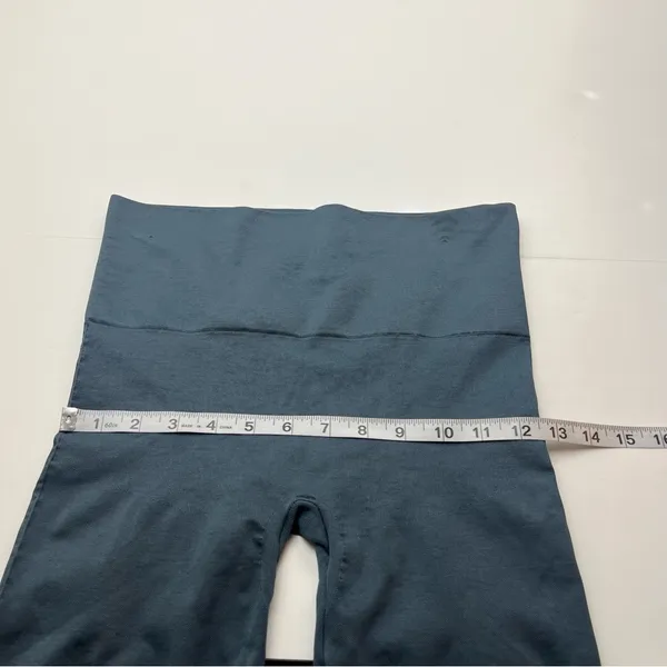 Blanqi Everyday Maternity Belly Support Legging‎ Womens Medium Blue Grey Gray - Image 5